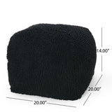 Spongy Microfiber Square Pouf Soft Seating