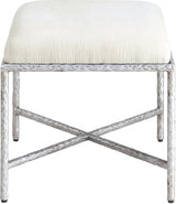 Valley - Bench With Silver Frame