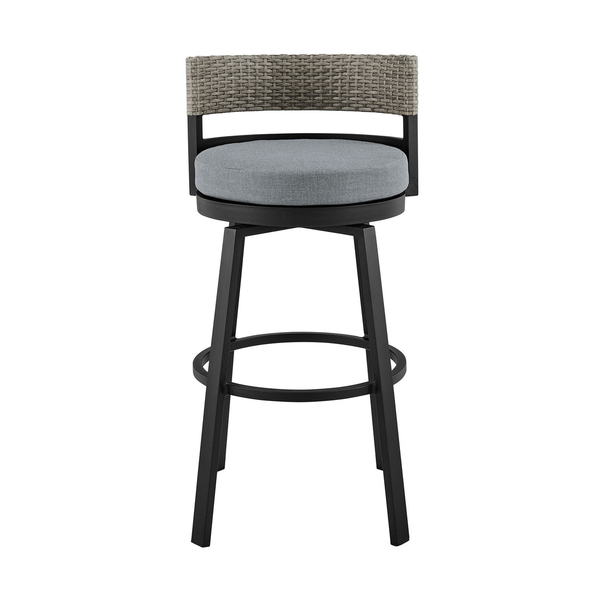 Encinitas - Outdoor Patio Counter Height Swivel Bar Stool Set