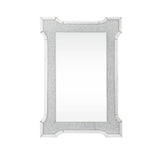 Noralie - 47" X 31" Accent Mirror With Faux Diamonds - Mirrored