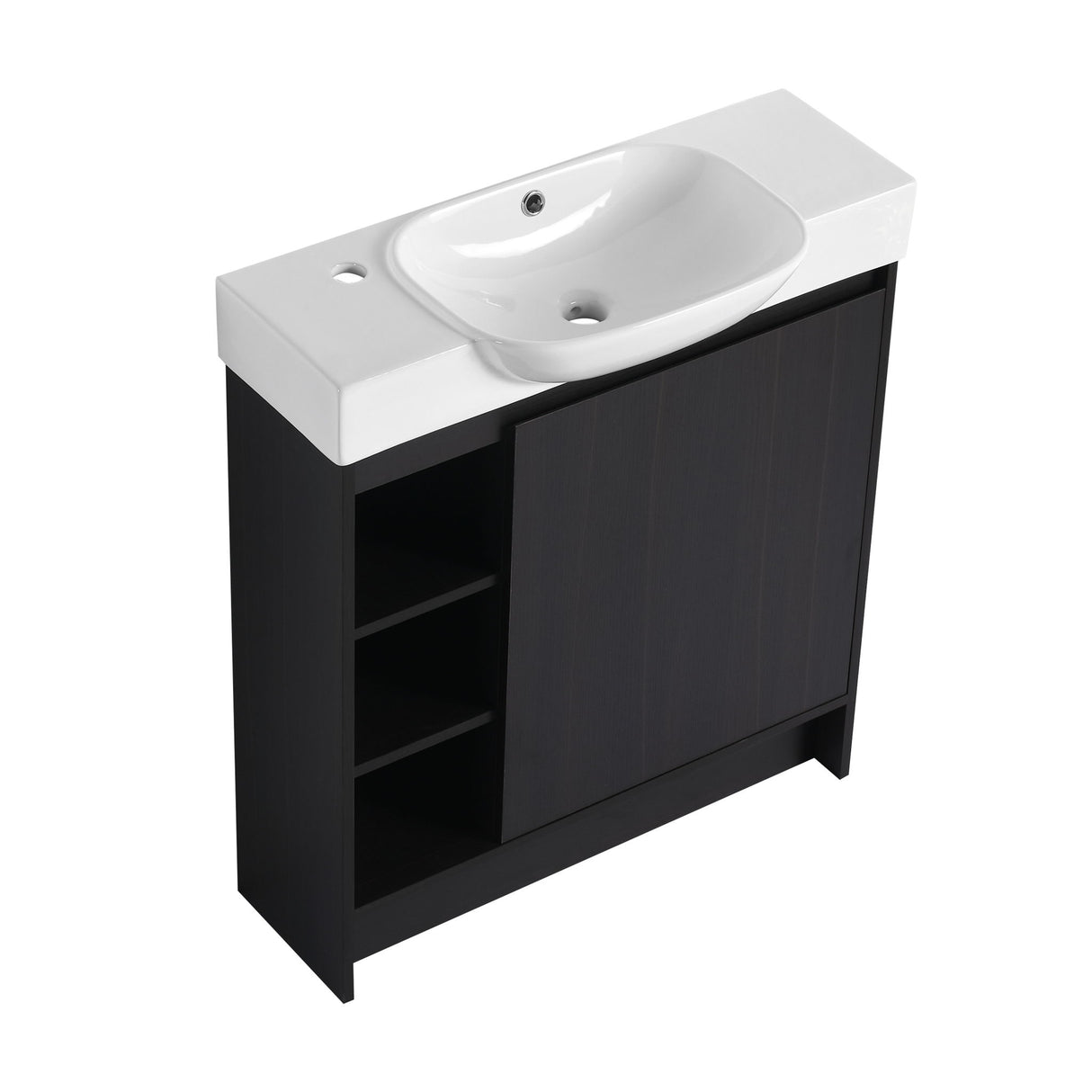 Freestanding Bathroom Vanity With Sink, Soft Close Door
