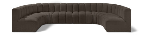 Arc - Boucle Fabric 8 Piece Modular Sofa