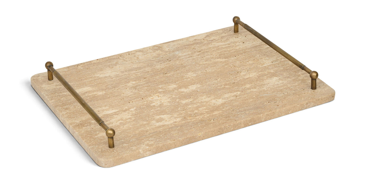 Nathan - Travertine Tray