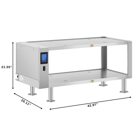 Two-Shelve Commercial Take Out Warmer Cabinet with Touch Screen in Stainless-Steel, UL and NSF Listed (KM-WSC-T2)