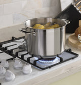 GE JGP3036DLWW - 36 in. 5-Burner Natural Gas Cooktop with Simmer Burner & Power Burner - White