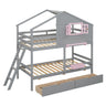 Bunk Bed With Playhouse Roof And Window