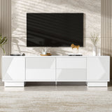 Modern TV Stand With Storage Cabinets, 4 Drawers