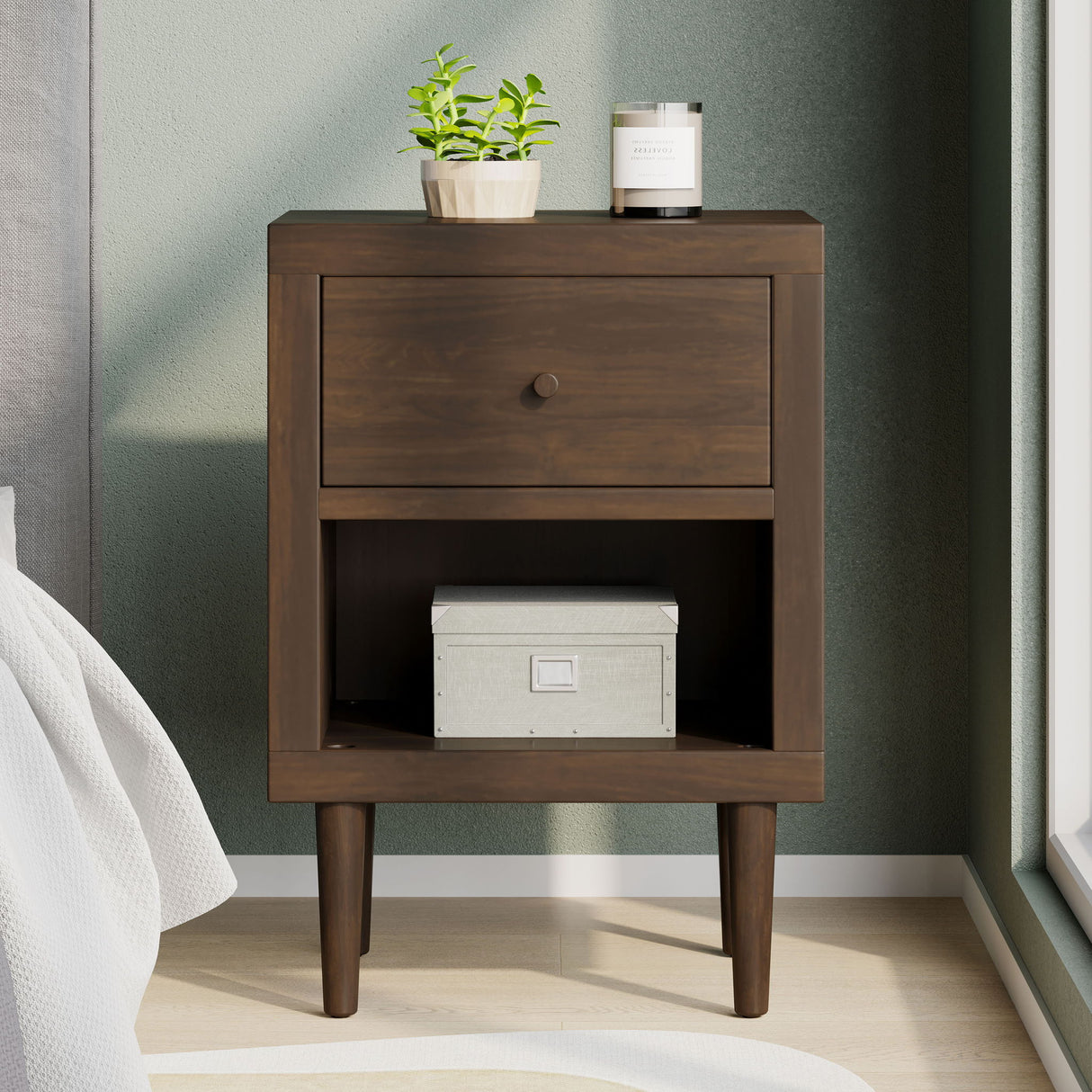 Nystrom - Single Drawer Nightstand