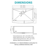 Farmhouse Kitchen Sink, Apron Front