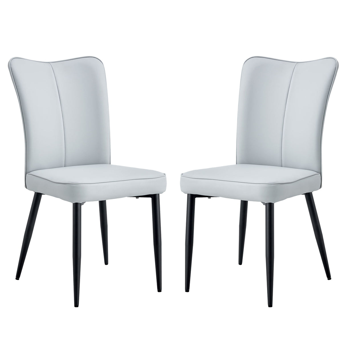 Modern Minimalist Dining Chairs (Set of 2)