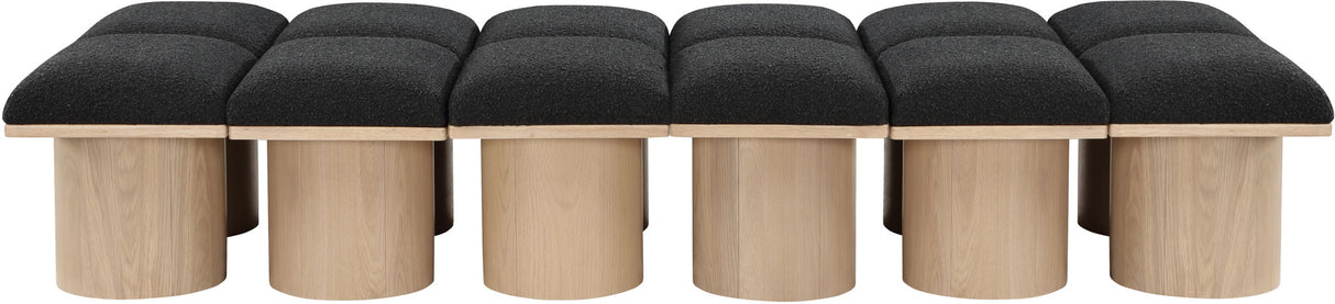 Pavilion - 12 Piece Modular Bench With Natural Base