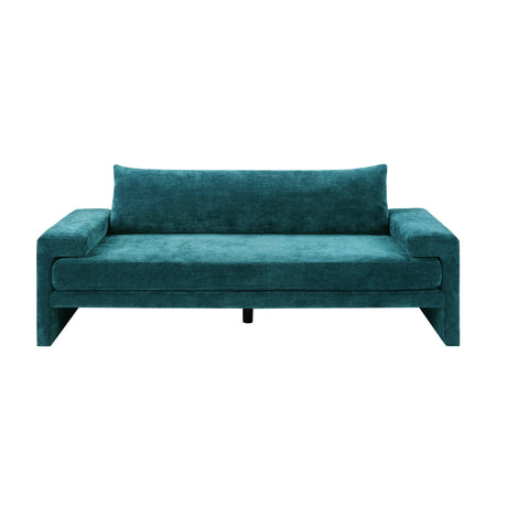 Upholstered 3 Seater Sofa With Wide Armrests