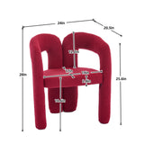 Coolmore Contemporary Designed Accent / Dining Chair With Armrests