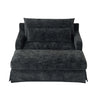 Sofa Bed Loveseat With Textured Surface And 2 Cushions
