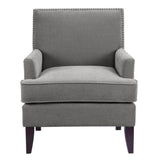 Colton - Track Arm Club Chair With Nailhead Trim