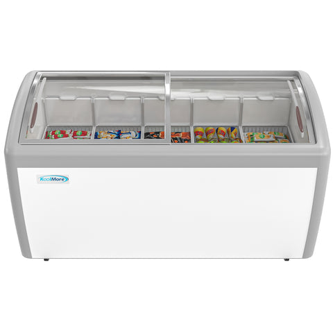 60 in. Display Ice Cream Freezer - 16 cu ft. MCF-16C.