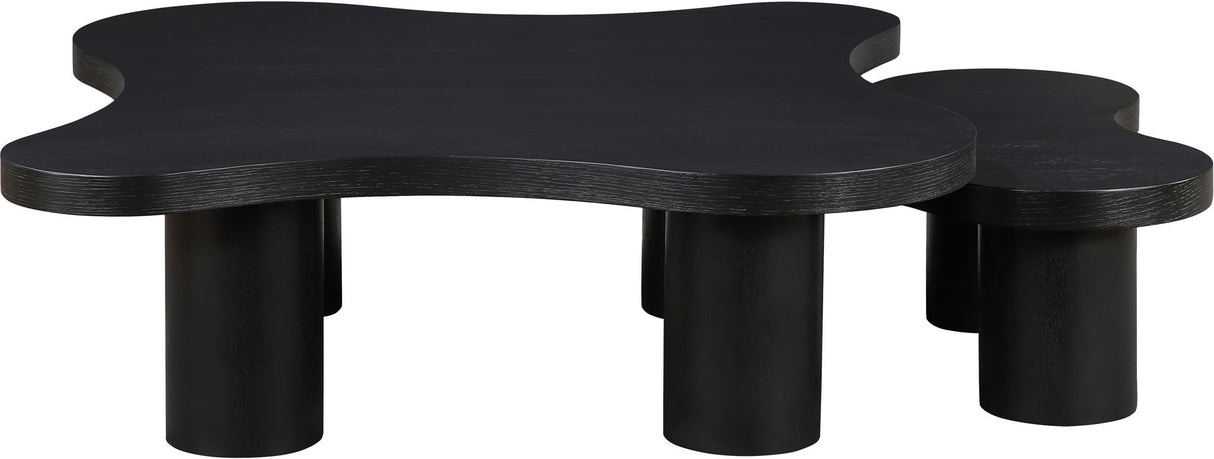 Cove - Oak Veneer And Solid Wood 2 Piece Coffee Table