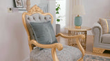 HD-9041 - Chair - Gray / Gold