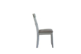 House Marchese - Side Chair (Set of 2) - Two Tone Gray Fabric & Pearl Gray