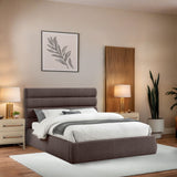 Adam - Linen Fabric Bed With 52" Headboard