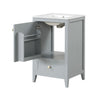 Bathroom Vanity With Sink, Soft Closing Cabinet Door, Storage Rack And Drawer