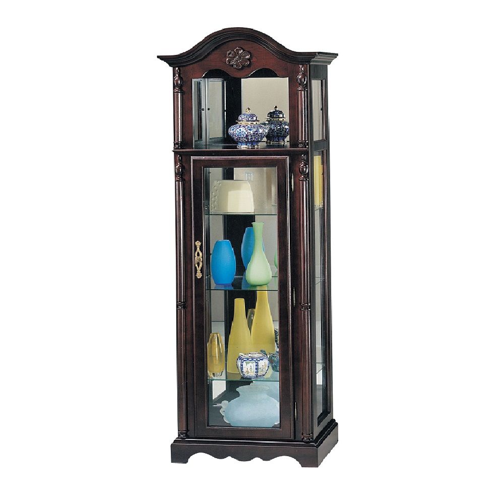 Lindsey - Curio Cabinet - Cherry