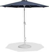 Fiji - Aluminum Patio Umbrella With Round White Base