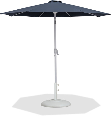 Fiji - Aluminum Patio Umbrella With Round White Base