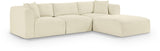Shaggy - 4 Piece Modular Sectional