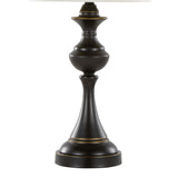 Montgomery - Contemporary Metal Table Lamp (Set of 2) - Oil Rubbed Bronze With Off-White Linen Shade From Grandview Gallery