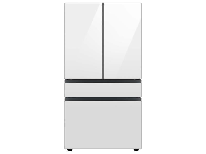 Bespoke 4-Door French Door Refrigerator (29 cu. ft.) with Beverage Center(TM) in White Glass - (RF29BB860012AA)