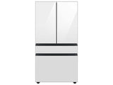 Bespoke 4-Door French Door Refrigerator (29 cu. ft.) with Beverage Center(TM) in White Glass - (RF29BB860012AA)