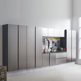 Nova Series - Wood Wall Mounted Garage Cabinet - Dark Gray