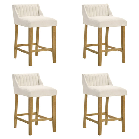 Fauna - Modern Transitional Wood Counter Height Kitchen Bar Stool