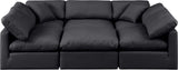 Indulge - Faux Leather 6 Piece Modular Sectional