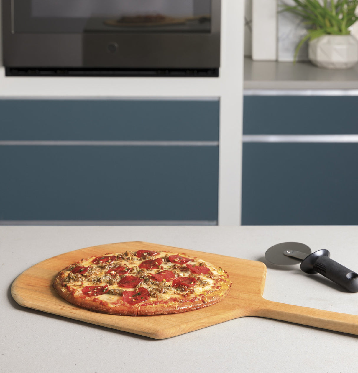 GE Profile PTD9000BNTS double wall oven view 12