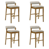 Landyn - 26" Amber Glow Counter Height Rubberwood Barstool