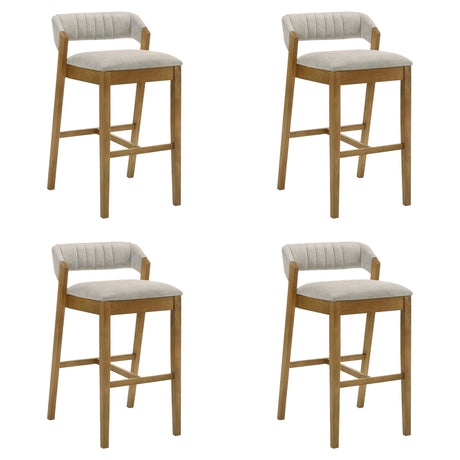 Landyn - 26" Amber Glow Counter Height Rubberwood Barstool