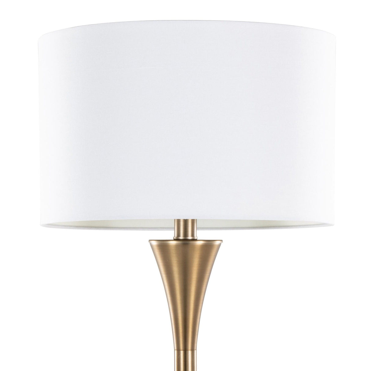 Lenuxe - 65" Metal Floor Lamp