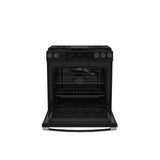 GE 30" Slide-In Front-Control Convection Gas Range with Air Fry – Slate (GGS600AVDS)
