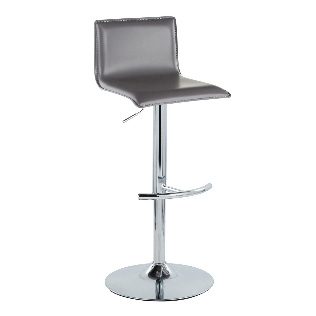 Mara - Adjustable Barstool (Set of 2) - Chrome Metal