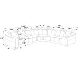 Modular Sectional & Recliner Seat And Adjustable Headrest