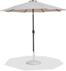 Fiji - Aluminum Patio Umbrella With Round White And Black Base