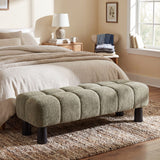 Luxury Upholstered Bench Ottoman