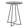 Cece - Counter Table - Black Metal