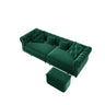 3 In 1 Pull Out Sofa Bed With Movable Ottoman