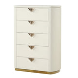 La Pierre - 5 Drawer Chest - Beige