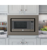 GE Profile JX9152EJES 27 inch built-in microwave trim kit in Slate alternate view