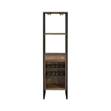 Narik - Wine Rack - Weathered Oak