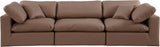 Comfy - Faux Leather Modular Sofa 3 Seats